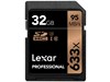 Lexar Professional 633x (32GB) SDHC Card UHS-I (Class 10)