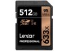 Lexar Professional 633x (512GB) SDXC Card UHS-I (Class 10)
