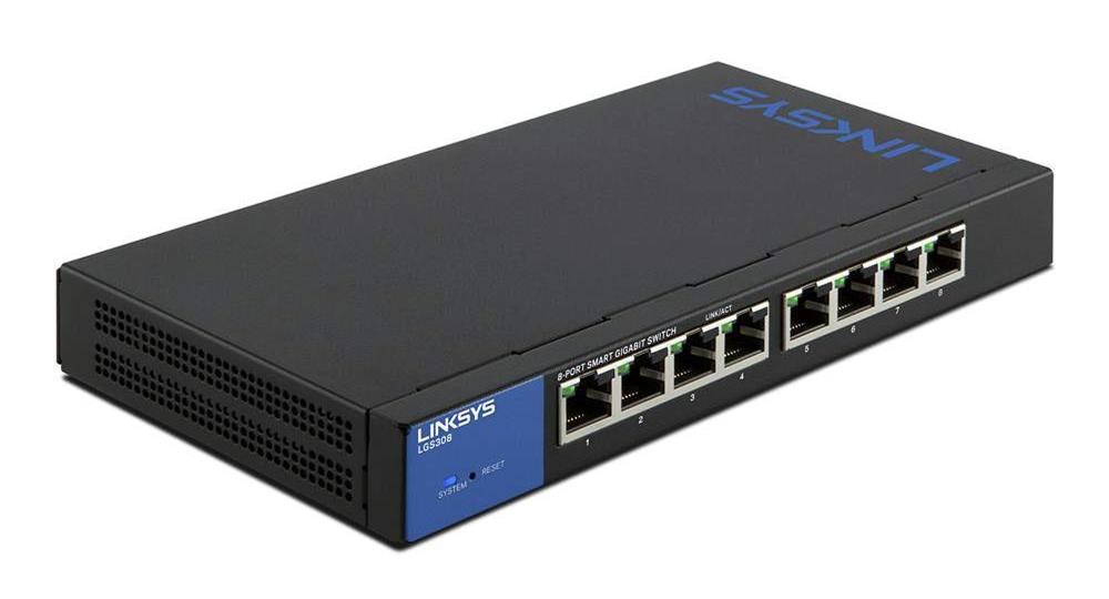 Linksys LGS308 8Port Gigabit Desktop Switch LGS308UK CCL Computers