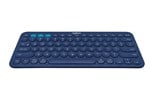 Logitech K380 Multi-Device Bluetooth Keyboard (Blue) - UK English
