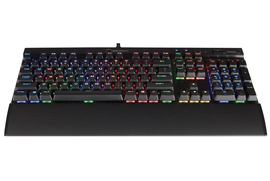 Corsair Gaming K70 LUX RGB Mechanical Gaming Keyboard (Black) Cherry MX RGB Red (UK) CH