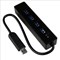 StarTech.com 4 Port Portable SuperSpeed USB 3.0 Hub with Built-in Cable