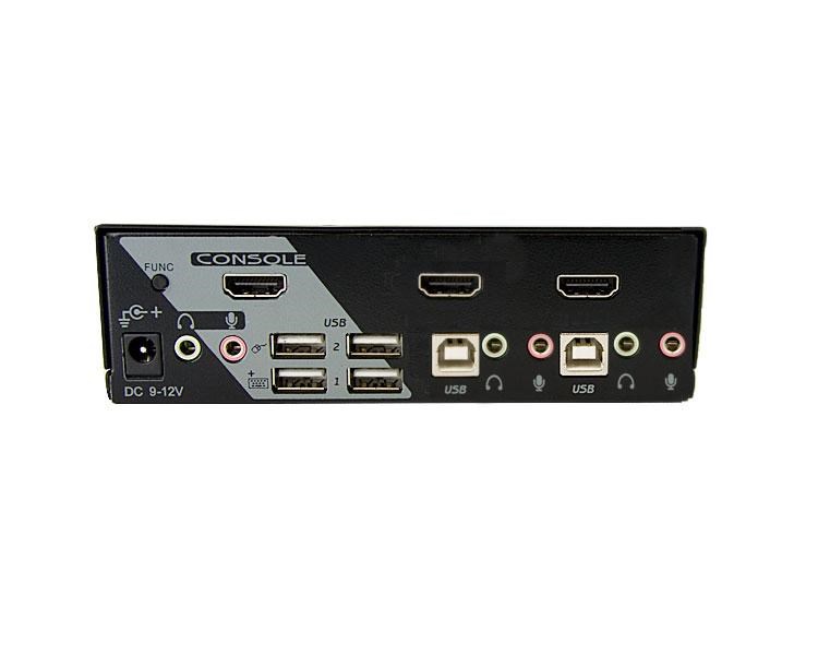 Photos - KVM Switch Startech.com 2-Port USB HDMI  with Audio and USB 2.0 Hub SV231HD 