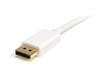 StarTech.com Mini DisplayPort to DisplayPort Adaptor Cable (3m) White