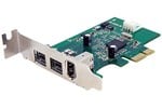 StarTech.com 3 Port 2b 1a Low Profile 1394 PCI Express FireWire Card Adaptor