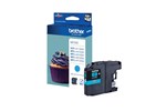 Brother LC123C (Yield: 600 Pages) Cyan Ink Cartridge