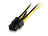 StarTech.com 6 inch SATA Power to 6 Pin PCI Express Video Card Power Cable Adaptor