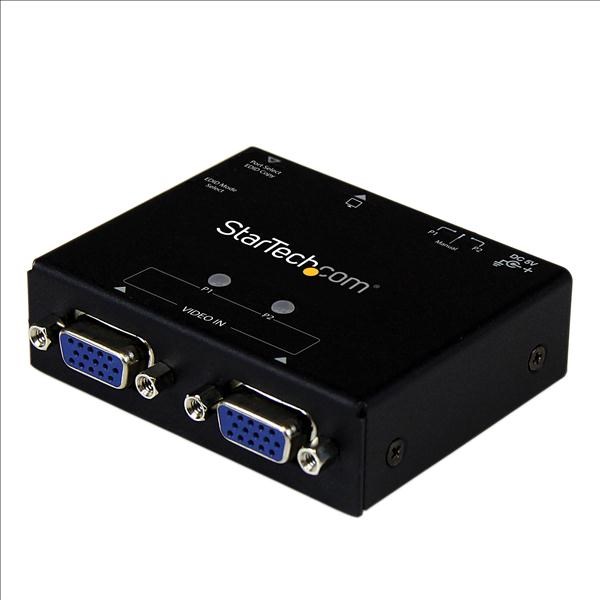 2Port VGA Auto Switch Box with Priority Switching and