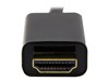 StarTech.com (6 feet/2m) Mini DisplayPort to HDMI Converter Cable - 4K (Black)