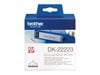 Brother DK Labels DK-22223 (50mm x 30.5m) Continuous Paper Tape (Black On White) 1 Roll