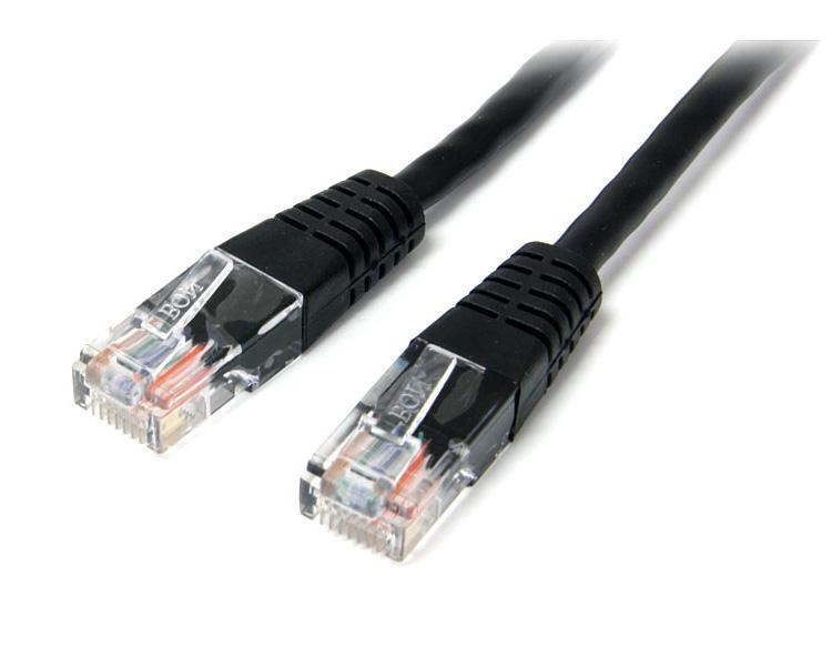 Photos - Ethernet Cable Startech.com 15m CAT5E Patch Cable  M45PAT15MBK (Black)