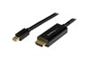 StarTech.com (6 feet/2m) Mini DisplayPort to HDMI Converter Cable - 4K (Black)