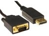 (2m) DisplayPort to VGA Cable (Black)