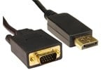 (2m) DisplayPort to VGA Cable (Black)