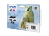 Epson Polar Bear 26XL (Yield: 500 Black/700 Colour Pages) Black/Cyan/Magenta/Yellow Ink Cartridge Pack of 4