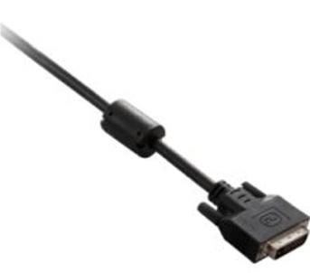 Photos - Cable (video, audio, USB) V7 DVI-D  Video Cable - 2m (Black) V7E2DVI-02M-BLK (Dual Link)