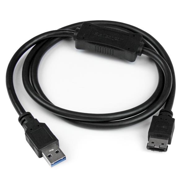 USB 3.0 to eSATA HDD/SSD/ODD Adaptor Cable (3 feet
