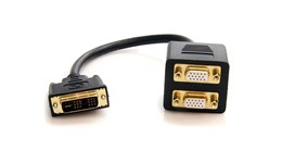 StarTech DVI to 2 x VGA Splitter Cable (0.3m)