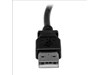 StarTech.com (3m) USB Type-A to USB Type-B Adaptor Cable - Left Angled (Black)
