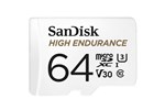 SanDisk High Endurance 64GB microSDXC Memory Card with SD Adaptor