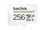 SanDisk High Endurance 256GB microSDXC Memory Card with SD Adaptor