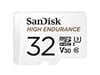 SanDisk High Endurance 32GB microSDHC Memory Card with SD Adaptor