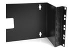 StarTech.com 4U 19 inch Hinged Wall Mounting Bracket for Patch Panels (Black)