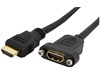StarTech.com 3 feet Standard HDMI Cable for Panel Mount - F/M 