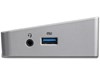 StarTech.com Triple-4K Monitor USB-C Docking Station for Laptops (Black/Silver)