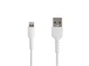 Startech.com (1m) Apple MFi Certified USB to Lightning Cable (White) -  Reinforced with DuPont Kevlar fibre