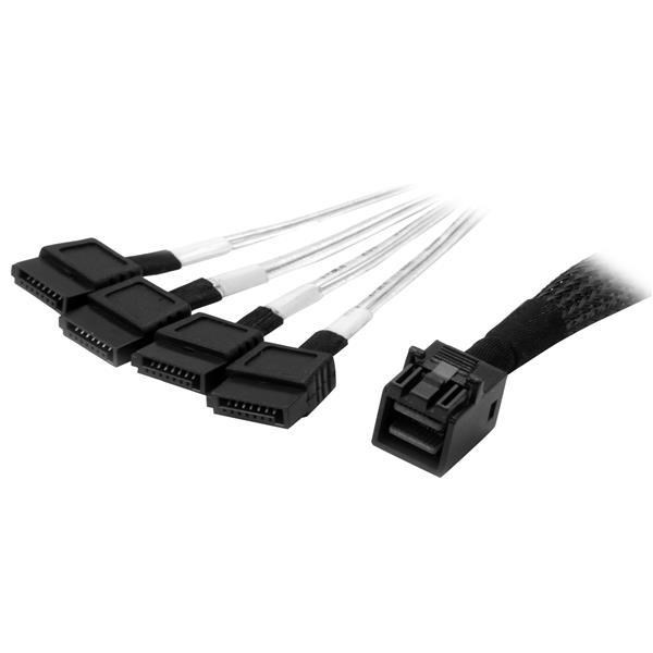 Photos - Cable (video, audio, USB) Startech.com Internal Mini-SAS to SATA Cable - SFF-8643 to 4x SATA SAS43SA 