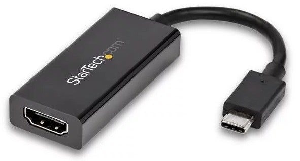 Photos - Cable (video, audio, USB) Startech.com USB-C to HDMI 2.0b Adaptor with HDR  CDP2HD4K60H (Black)