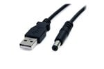 StarTech.com USB to Type M Barrel Cable USB to 5.5mm 5V DV Cable (2m)