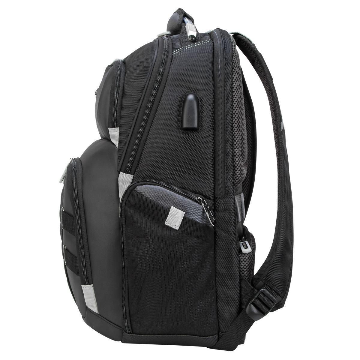 Targus DrifterTrek Backpack Black for 11.6 15.6 inch Laptops with USB Power Pass Thru TSB956GL CCL