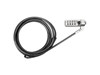 Targus Defconi Combo Cable Lock (Black/Silver) 
