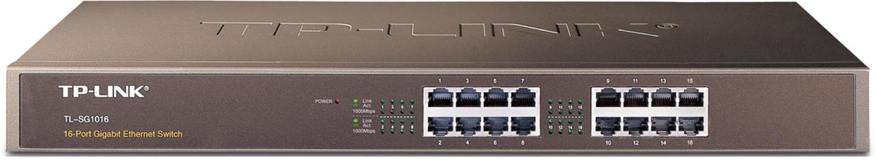 Tp-Link Tl-Sg1016 16-Port Gigabit Rackmount Switch