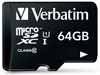 Verbatim Premium (64GB) Class 10 microSDXC Memory Card with Adaptor