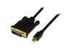 StarTech.com 6 feet Mini DisplayPort to DVI Adaptor Converter Cable - Mini DisplayPort to DVI 1920x1200 - Black