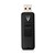 V7 16GB USB 2.0 Flash Drive with Retractable Connector (Black)