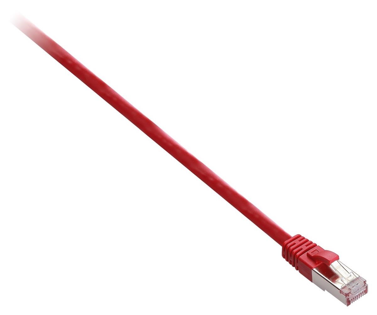 Photos - Ethernet Cable V7 10m CAT6 Patch Cable  V7CAT6STP-10M-RED-1E (Red)