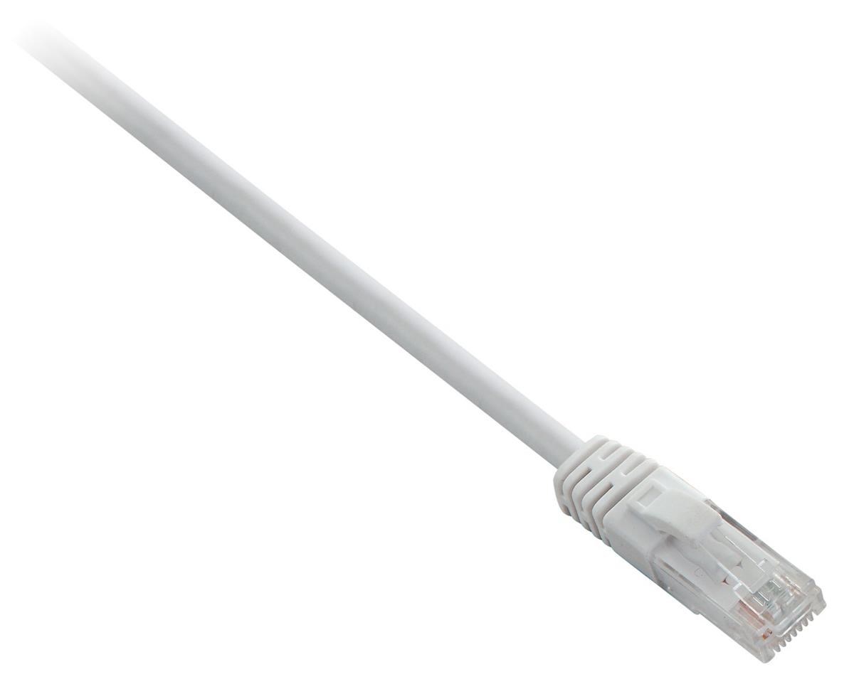 Photos - Ethernet Cable V7 0.5m CAT6 Patch Cable  V7CAT6UTP-50C-WHT-1E (White)