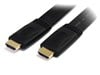 StarTech.com 6 feet Flat High Speed HDMI Cable with Ethernet - HDMI - M/M 