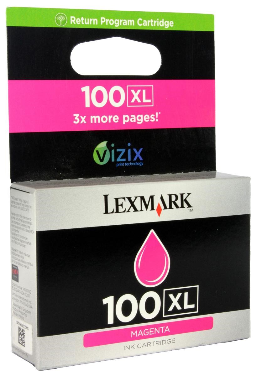 Lexmark 100XL Magenta High Yield Return Program Ink Cartridge