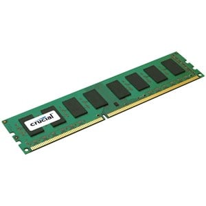 Crucial 4GB Memory Module PC3-12800 1600MHz DDR3 Unbuffered Non-ECC CL11 240-pin DIMM
