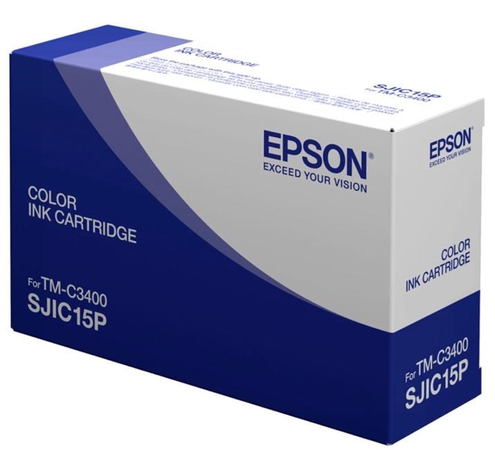 Photos - Ink & Toner Cartridge Epson SJIC15P 3 Colour Pigment Ink Cartridge  C33S020464 (Cyan, Magenta, Yellow)