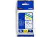 Brother P-touch TZe-133 (12mm x 8m) Blue On Clear Laminated Labelling Tape