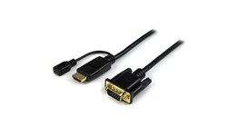 StarTech.com (3 feet) HDMI to VGA Active Converter Cable - HDMI to VGA Adaptor - 1920 x 1200 or 1080p