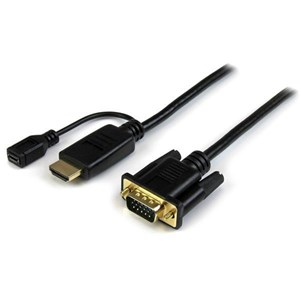 StarTech.com (3 feet) HDMI to VGA Active Converter Cable - HDMI to VGA Adaptor - 1920 x 1200 or 1080p