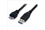 StarTech.com (0.5m/1.5 feet) Black SuperSpeed USB 3.0 Cable A to Micro B - M/M