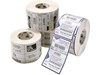 Zebra Z-Perform 1000D (102 x 38 mm) Uncoated Direct Thermal Paper Labels (1790 Labels per Roll) with Permanent Adhesive